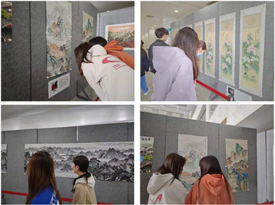 尚美潤心 筆墨傳情——我院組織師生集體參觀新中國名家畫展并開展文化藝術交流活動